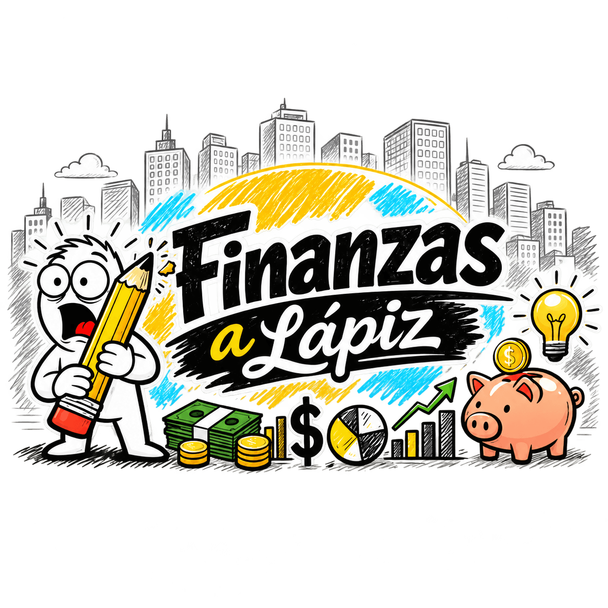 Finanzas a Lápiz Banner cuadrado